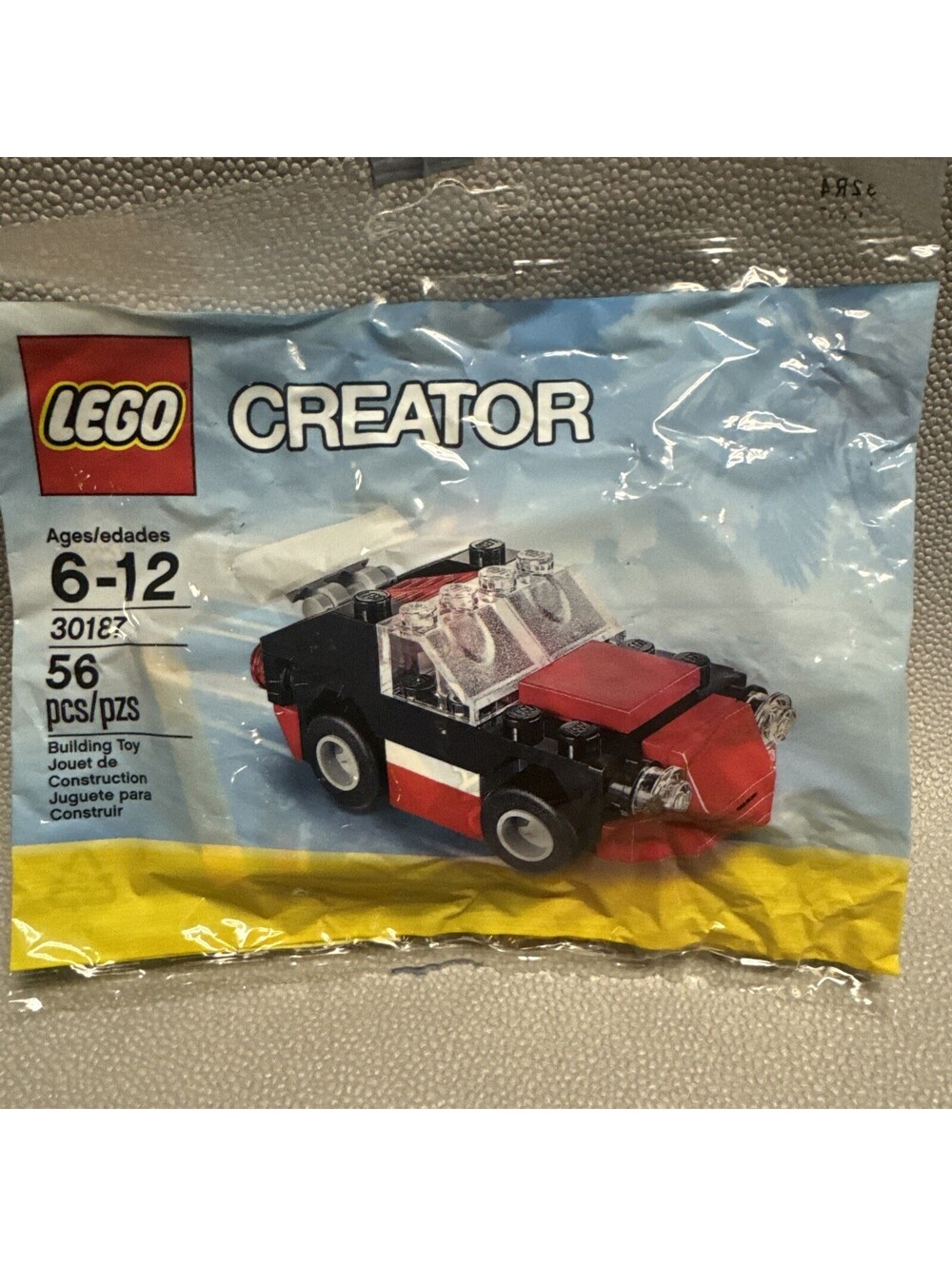 LEGO 30187 Creator Fast Car Poly Bag Building Set New Retired 2014